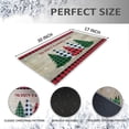 thumbnail image 3 of Christmas Doormat Outdoor Entrance Non-Slip Christmas Front Door Mat Xmas Decorative Washable Winter Holiday Welcome Doormat 17"x30" Merry Christmas Decor for Indoor Outdoor, 3 of 6