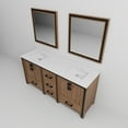 thumbnail image 6 of Ziva 72 in W x 22 in D Rustic Barnwood Double Bath Vanity, Cultured Marble Top and 30 in Mirrors, 6 of 8