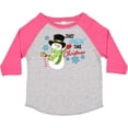 thumbnail image 3 of Inktastic Just Chillin' This Christmas Fun Snowman in Top Hat Boys or Girls Toddler T-Shirt, 3 of 5