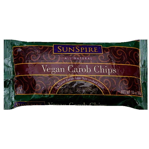 Sunspire Vegan Carob Chips, 10 oz (Pack of 12)
