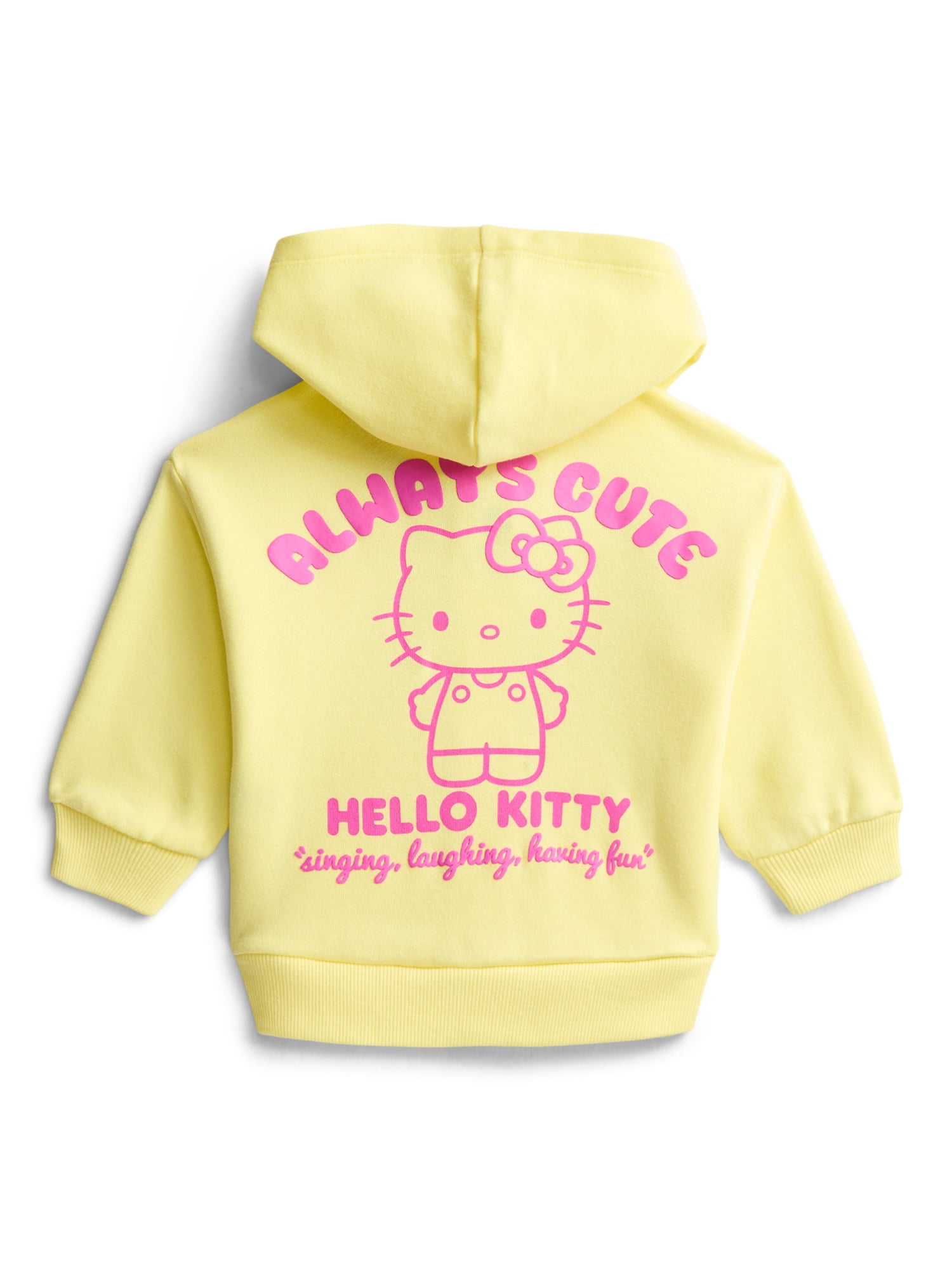 Hello Kitty Baby Girls' Full Zip Graphic Hoodie, Sizes 0/3M-6/9M