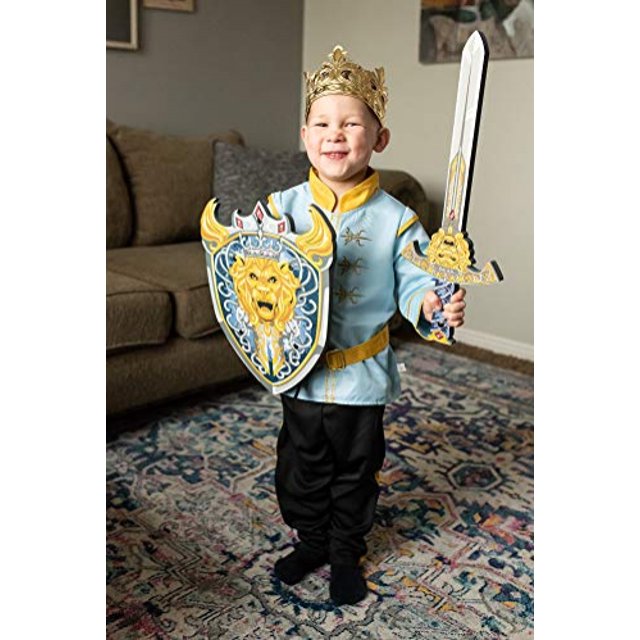 Little Adventures Juego de espada y sheild de juguete de espuma para jugar (Prince) Little Adventures Little Adventures
