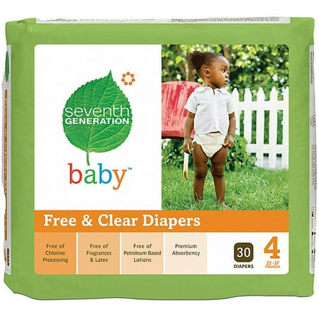Seventh Generation - Diapers, Count 30,