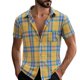 thumbnail image 1 of Camisa informal de punto a rayas para hombre - Colección de verano - Combina con vaqueros/pantalones informales, 1 of 4