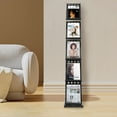 thumbnail image 3 of 5 Tier Bookshelf Foldable Magazine Holder Brochure Display Stand Storage Rack, 3 of 12