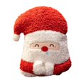 thumbnail image 3 of Almohada navideña de peluche, adorno de juguete, figura de peluche novedosa, manta navideña suave Papá Noel, 3 of 9