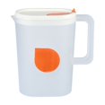 thumbnail image 1 of Hxlamzoo Clear Orange Plastic Pitcher with Lid for Cold Drinks, Iced Tea & Lemonade – Leak-Proof Design, Easy-Pour Spout, Large Capacity (22cm), BPA-Free Beverage Container, 1 of 6