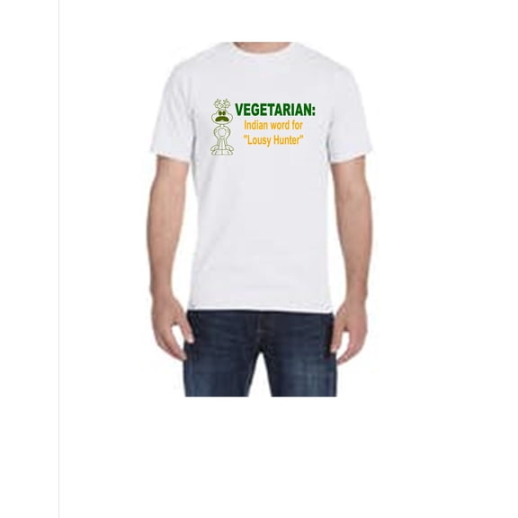 Lousy Hunter / Vegan/ Funny T-shirt / Hunting/ Everyday Designs by Big Bear Designs