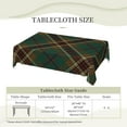 thumbnail image 6 of Rectangle Table Cloth, Clan Murphy Tartan Classic Irish Plaid Resistant Washable Tablecloth Decorative Table Cover for Dining, Indoor and Outdoor, 6 of 6