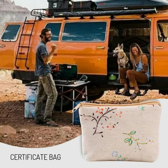 1X Coin Purse Purse Female Card Bag Girl Elderly Earphone Bag Key Bag Lipstick Data Cable Organizer Small Cloth Bag Home Textile Storage