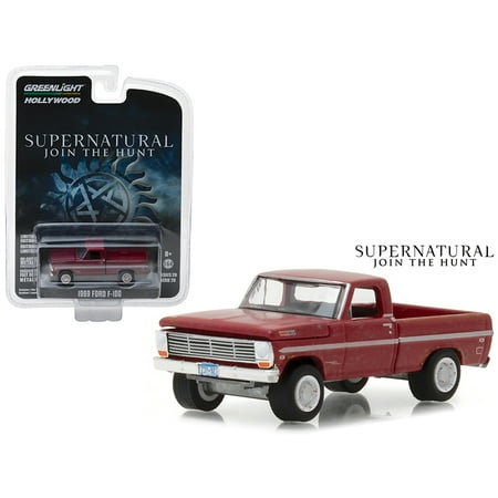 Ford F100 Pickup Truck - 1969 Ford F-100 Pickup Truck Red