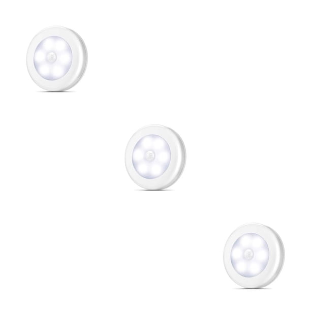 Luz nocturna autoadhesiva LED Billuyoard para dormitorio y baño con sensor de movimiento