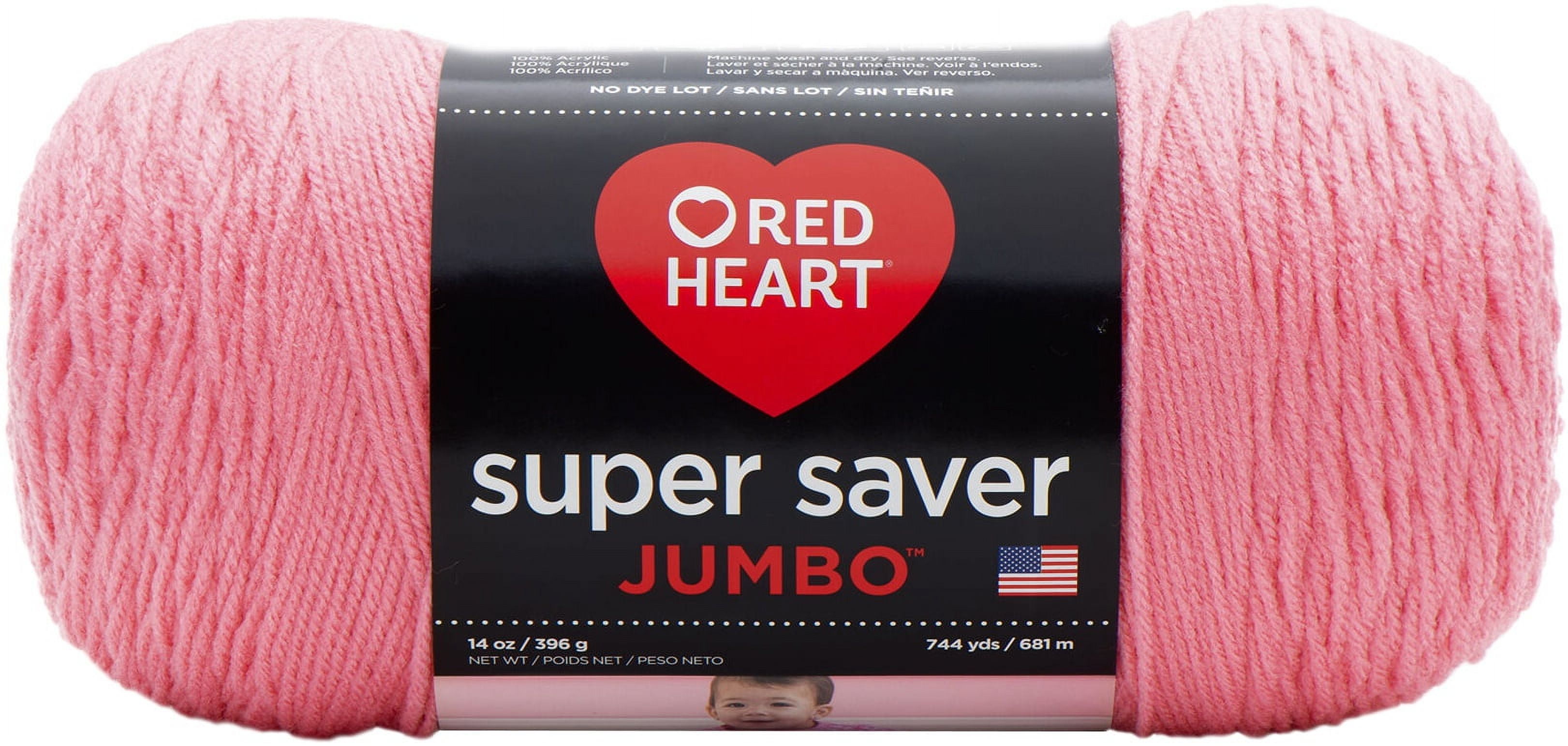Red Heart Super Saver Yarn-Perfect Pink, Multipack Of 2