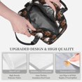 thumbnail image 3 of Uemuo Butterfly Skull Printed Lunch Bag Lunch Box Reusable Insulated Lunch Tote Bag, Leakproof Thermal Cooler Sack Food Handbags Case High Capacity, 3 of 5