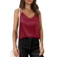 thumbnail image 4 of fatyb Womens Dressy Camisole Tops Spaghetti Strap V Neck Tank Tops Casual Soft Lightweight Cami Shirts, 4 of 5