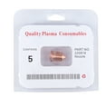 thumbnail image 4 of Punta de cortador de plasma, 5 piezas 85A Cortador de plasma Boquilla de antorcha de plasma Consumible de antorcha de plasma elaborado con cuidado, 4 of 13
