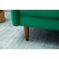 thumbnail image 2 of Kingway Furniture Aurora Velvet Living Room Loveseat in Green, 2 of 6