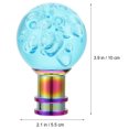 thumbnail image 4 of Miangastore Effect Pedal Knobs Shift Knob Stainless Steel Transparent 1 Knob, 4 of 9