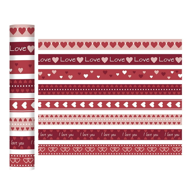 Clearance 2026 Happy Valentine's Day Heat Transfer Vinyl Iron On Vinyl Bundle Bundle Suitable for Shirts Patterns