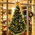 thumbnail image 6 of DIY Wall Mounted Christmas Trees with LED Light, Space-Saving Christmas Decor Ideas, Kids Toys Wall Hanging Christmas Tree for Small Space Home Hioliday Decoration., 6 of 7