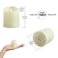 thumbnail image 5 of 12Pack LED Tea Light Flameless Flickering Candle, Realistic for Wedding, Valentine's Day, Christmas and Festival Celebration, Warm White, 5 of 8