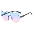 thumbnail image 1 of Girls Boys Rimless Sunglasses Cartoon Bear Children Outdoor Sun Glasses Lot K7V7, 1 of 7