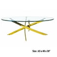 thumbnail image 1 of Canadian Genesis Oval Dining Table Gold 65, 1 of 1
