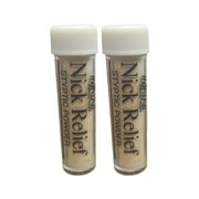 Infalab Magic Touch Nick Relief Styptic Powder 2.5g of Quick-Acting Comfort for Minor Nicks and Cuts (2 Vials)