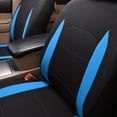 thumbnail image 6 of Flying Banner Black Blue Polyester Fabric, Zippered, Car Seat Covers Full Set, 9 Pieces, 6 of 7