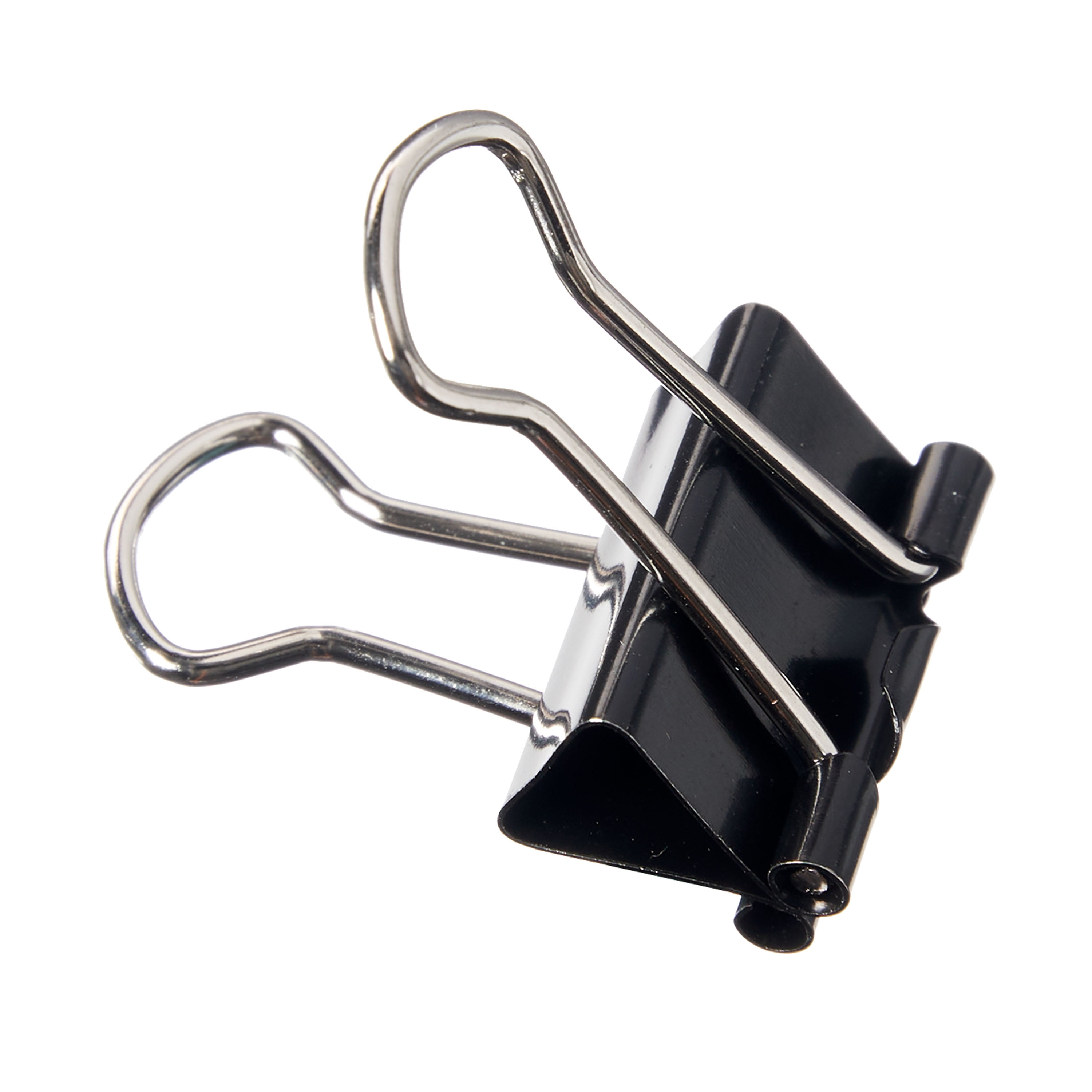 Binder Clips, Small, Black/Silver, 12/Box - mastersupplyonline