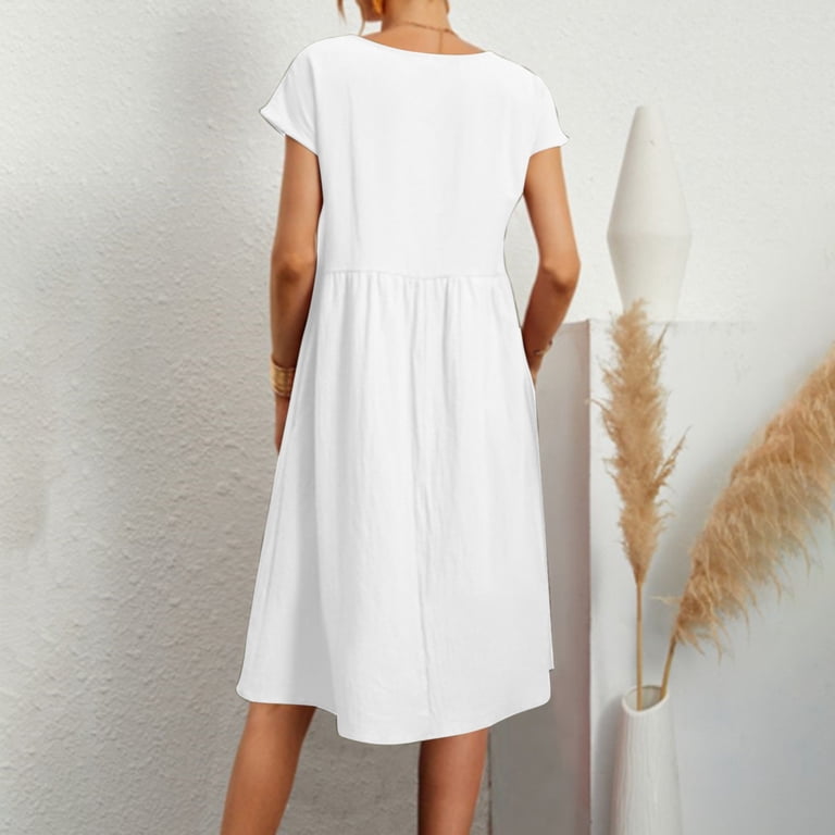 chinese dress ladies Drop Waist Dress- Short or Long Sleeve! - 2X / Long Sleeve - Adaptive main image 0