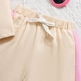 thumbnail image 5 of Kaprioy Girls Summer Outfits Toddler Baby Girl Clothes Big Sis Short Sleeve T Shirt Top and Shorts Matching Sister Summer Outfit, 5 of 7