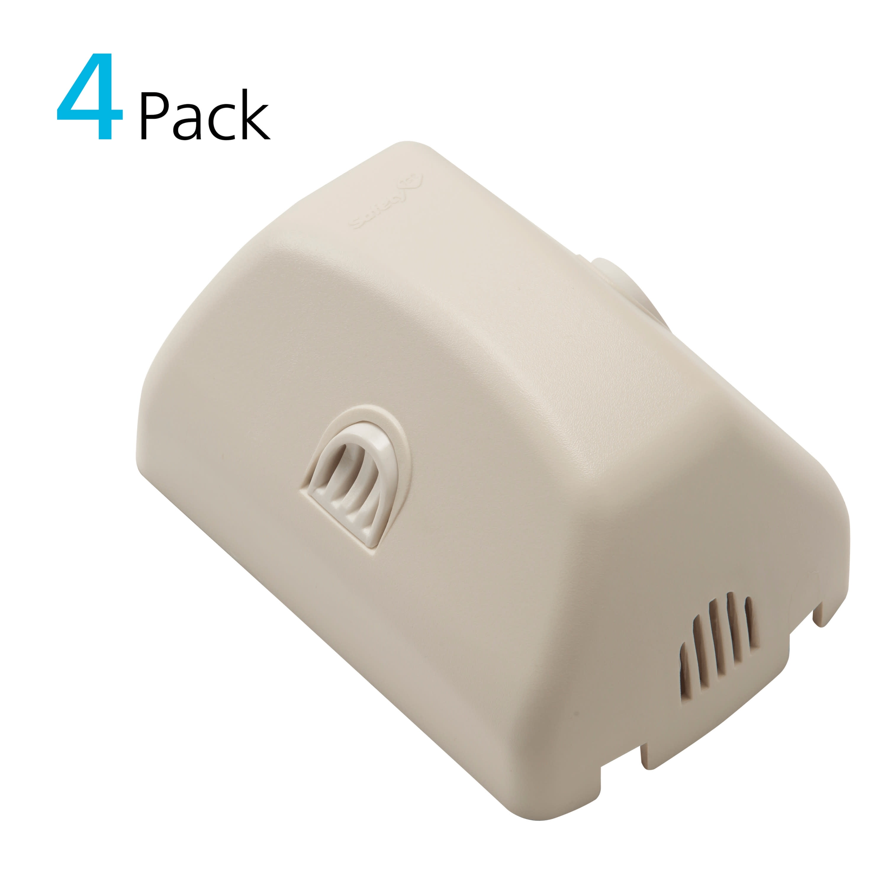 Pack de 12 unidades de Cubre-enchufe Transparente Plug Protector Safety 1st  - 0.7 cm