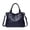Blue, variant on Women PU Leather Solid Color Shoulder Bag with Zipper Vintage Motorcycle Shoulder Bag Adjustable Strap Retro Punk Crossbody Bag for School Work Shopping Travel Daily Use (Beige)