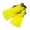Yellow, variant on VALSEEL Swimming Fins, Snorkeling Fins, Swimming Training Fins, Snorkeling Short Fins, Snorkeling Fins, 30-36 Yards (one Pair) Swimming Pool