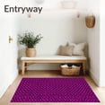 thumbnail image 3 of ODIKA 8'x10' Machine Washable Non-Slip Area Rug, Abstract Hexagonal Mosaic with Contemporary Angular High Traffic Rug, Pink, 594414, 3 of 5