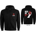 thumbnail image 1 of Green Day Unisex Zipped Hoodie Sweatshirt American Idiot (Back Print), 1 of 3