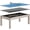 Black, variant on 7ft 3-in-1 Pool Table Combo – Dining, Table Tennis & Billiards with Full Accessory Set