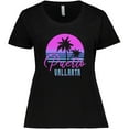 thumbnail image 3 of Inktastic Retro 80s Puerto Vallarta Women's Plus Size T-Shirt, 3 of 5
