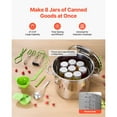 thumbnail image 3 of KFFKFF 11-Piece Stainless Steel Canning Starter Kit for Beginners, Complete Water Bath Canning Tools Set with Pot, Rack, Lid, Ladle, Funnel, Tongs, Jar Lifter, Wrench, and Measuring Cup, 3 of 9