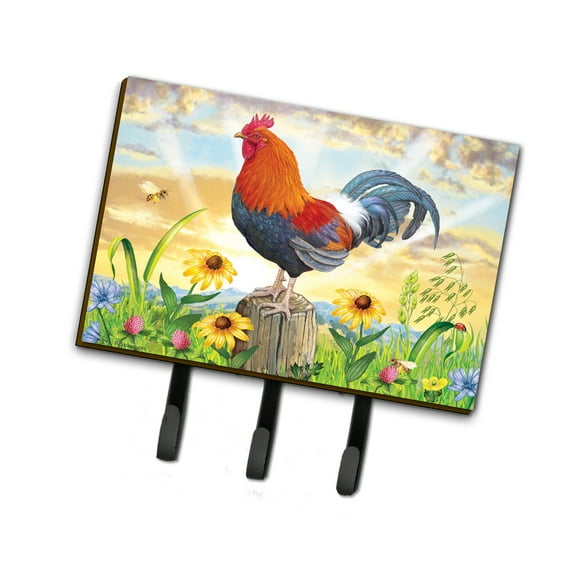 Rooster At Dawn Leash or Key Holder