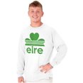 thumbnail image 5 of St Patricks Day Ireland Eire Clover Long Sleeve TShirt Men Women Brisco Brands M, 5 of 6
