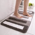 thumbnail image 6 of Soft Comfortable Bathroom Rug Bath Mat Modern Anti Slip Microfiber Fluffy Waterproof Bath Mat Polyester Carpet,A,Plush, 6 of 9