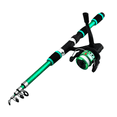 thumbnail image 1 of Telescopic Fishing Rod and Reel Combo 6ft Fiberglass Travel Kit for All Anglers, 1 of 1