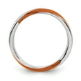 thumbnail image 2 of Bague Émaillée Orange Torsadée en Argent Sterling Stackable Expressions Taille 9, 2 of 3