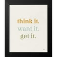 thumbnail image 2 of Marshall, Laura 20x24 Black Modern Framed Museum Art Print Titled - Think It Retro, 2 of 5
