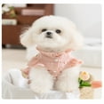 thumbnail image 5 of Cute Dog Dress Small Dog Clothes For Girls Female Puppy Outfits Pink Tulip Pet Summer Clothes for Holiday Birthday Party Costume,Pink L, 5 of 10