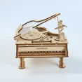 thumbnail image 3 of 3D Wooden DIY Rotating Music Box Puzzle Dancing Piano with Heart-Shaped Ferris Wheel, 3 of 4