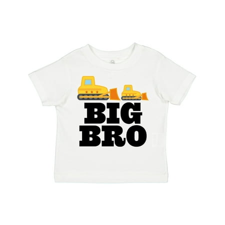 

Inktastic Big Bro Boys Brother Bulldozer Gift Toddler Boy or Toddler Girl T-Shirt