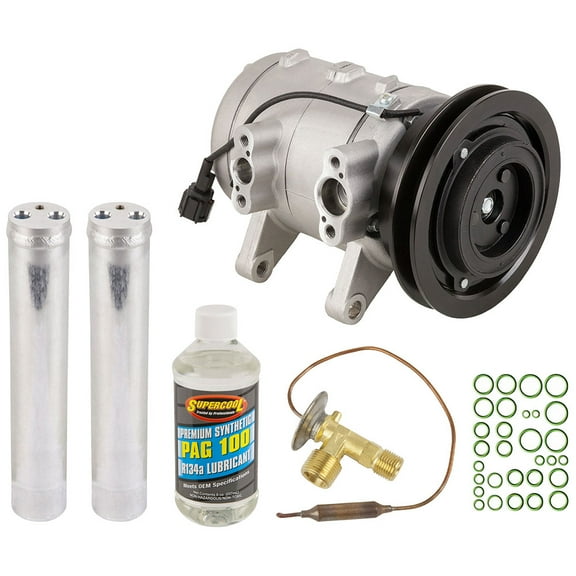 For Nissan Frontier & Xterra 2003 2004 AC Compressor w/ A/C Repair Kit - BuyAutoParts